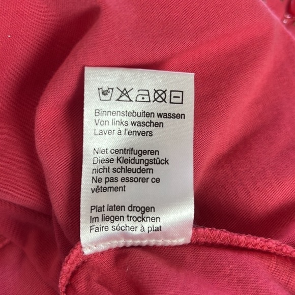 We Women’s Bright Rose Sleeveless Beaded Collar V-Neck Tank Top Size L - Picture 9 of 13